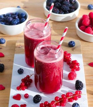 Smoothie fruits rouges