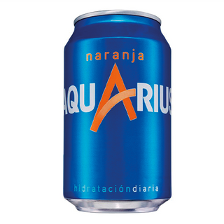 Aquarius Naranja lata 330ml.