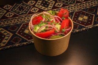 კიტრის და პომიდვრის სალათი