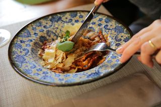 Ravioli di Carne con pomodoro