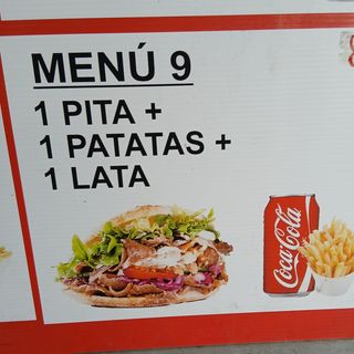 Menu 9+Pita  +ptata +Latas