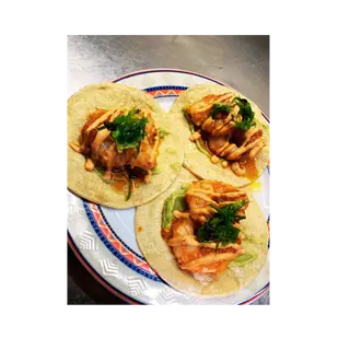 Taco de Gambas en Salsa Diabla - SOLO PARA VALIENTES