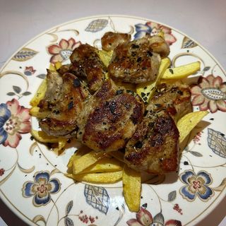 Solomillo De Cerdo Con Patatas Fritas Caseras