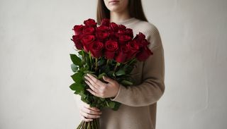 წითელი ვარდები 25ც.