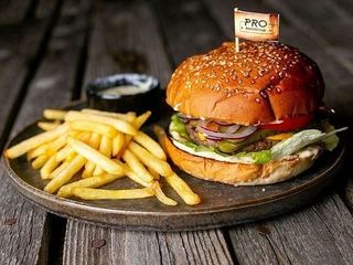 Burger + картопля фрі+ кола