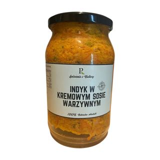 Indyk w kremowym sosie warzywnym 900 ml