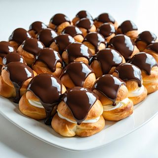 Profiterol cu ciocolata