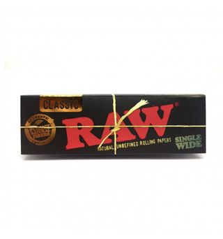 Foite Raw Black Single Wide, 50Foite