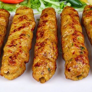 Seekh Kebab de pollo 