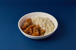 Курица по-тайски с гарниром