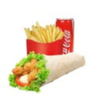 Chicken wrap menù
