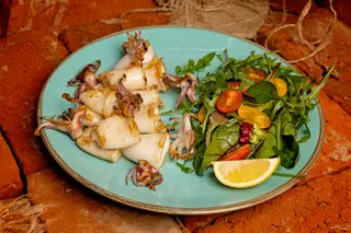 Calamari la grătar
