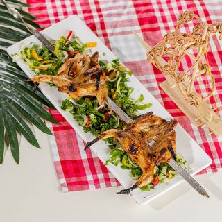 მწყერი შამფურზე