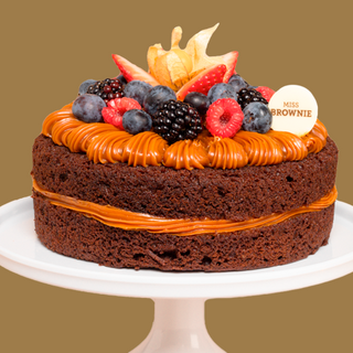 Bolo chocolate com caramelo salgado 1kg