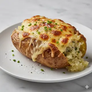Patata Asada Normal Gratinada