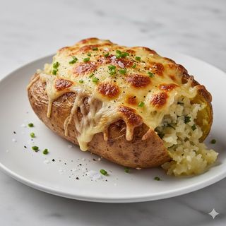 Patata Asada Normal Gratinada