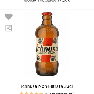 Ichnusa non filtrata 