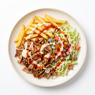 Plato Combinado De Ternera O Pollo