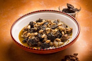 Tajine di manzo con prugne