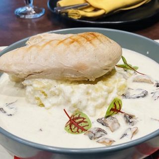 Chicken Medallions with Cream and Mushroom Sauce