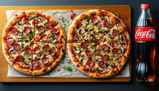 Combo pizza kebab
