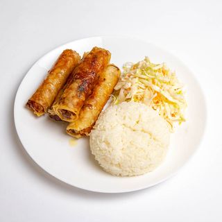 Sajgonki 4szt z ryżem