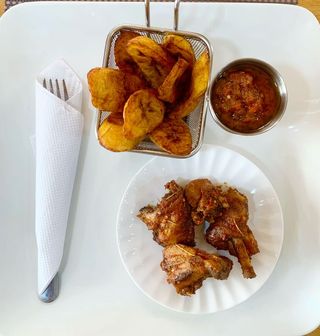 Chicken & Fried Plantain
