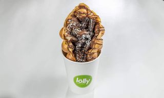 ბაბლ ვაფლი 4 ტოპინგით