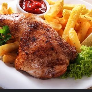 Chicken and chips 