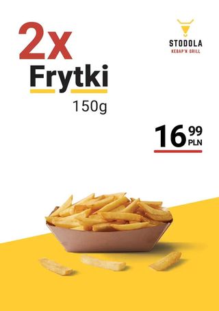 2 x frytki 150g