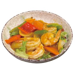 43. Langostinos Al Curry