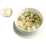 Пельмени с бульоном/без