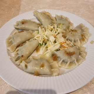 Pierogi ze szpinakiem 