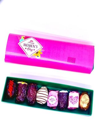 Damiers Dattes Fourrées Et Enrobées 250gr