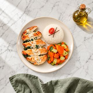 Suprême De Poulet Farci Aux Épinards Et Fromage