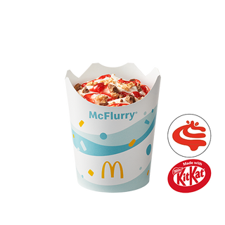 McFlurry® KitKat® z polewą truskawkową