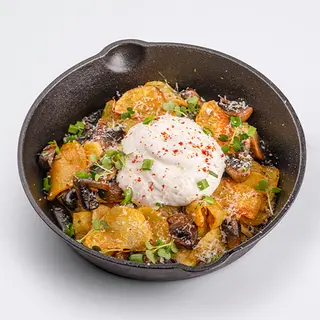 Картофель по домашнему с грибами (360г)
