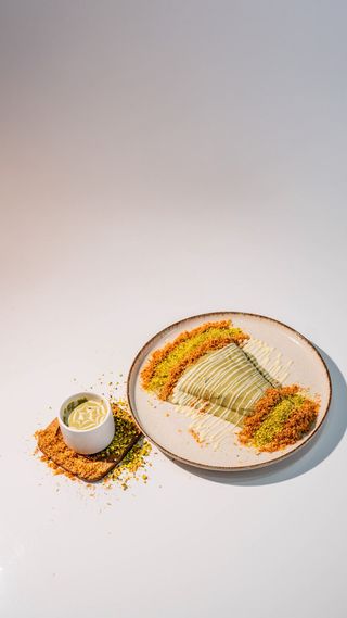 Crêpe Kunafa Pistache