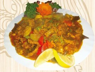 Smażony węgorz w sosie curry 350g
