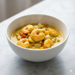 74.Gamberi al curry