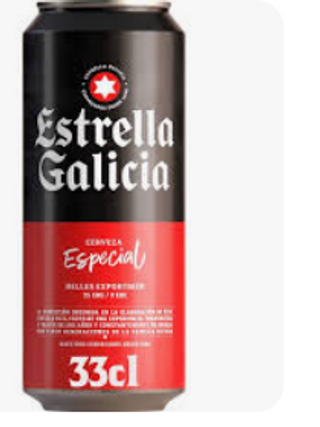 Cerveza Estrella Galicia (330 Ml.)