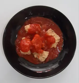 Bacalao con pisto 