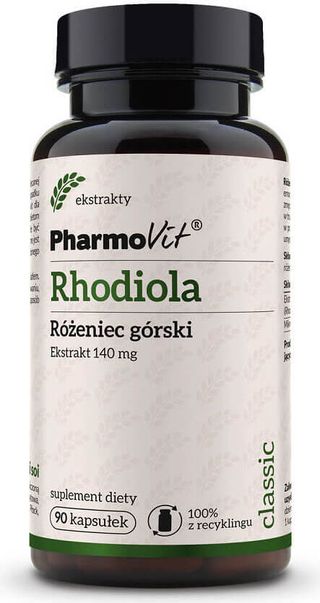 Różeniec górski 4:1 Rhodiola ekstakt 140mg 90 kapsułek PharmoVit