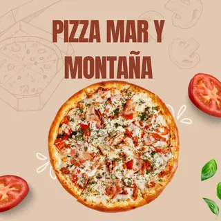 Pizza mar y montaña (32 cm.)