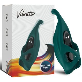 Dedal Estimulador Y Vibrador Verde