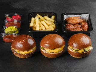 КОМБО БУРГЕРИ ТА КРИЛА, XL