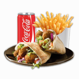 Menú Rollo De Falafel