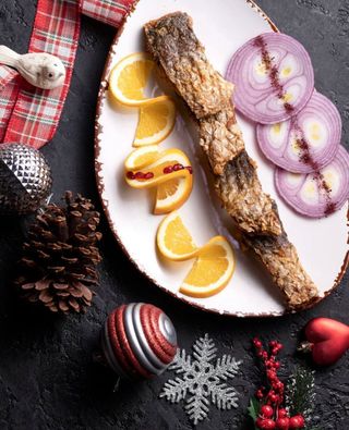 Жареный сазан