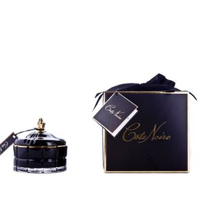 Lumanare ArtDeco neagra mica morning tea (GML45004)