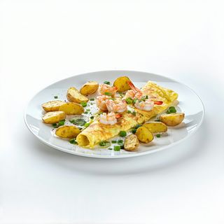 Ración De Tortilla De Camarón